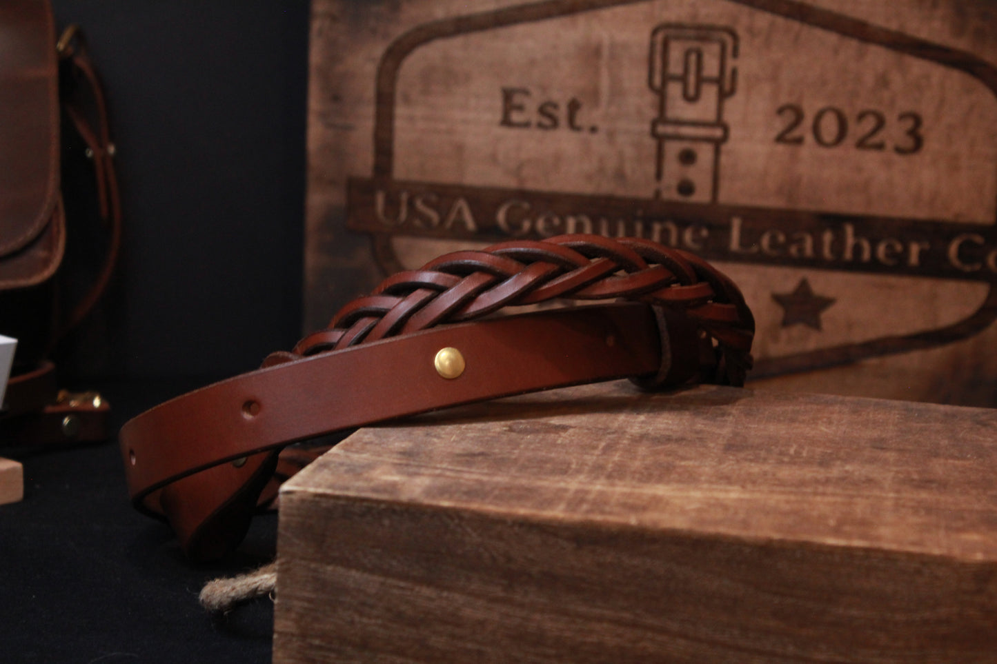 Braided Gun Sling - USA Genuine Leather Company