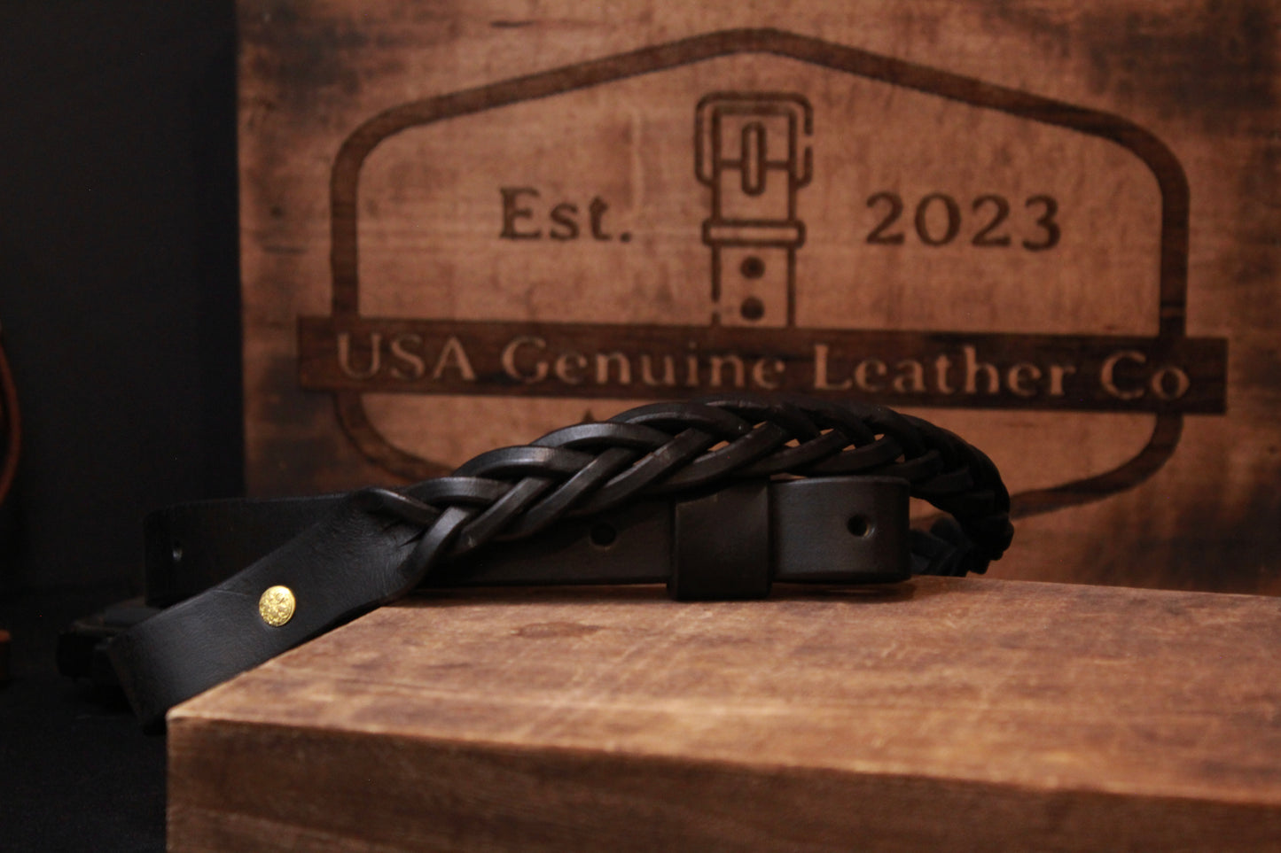 Braided Gun Sling - USA Genuine Leather Company