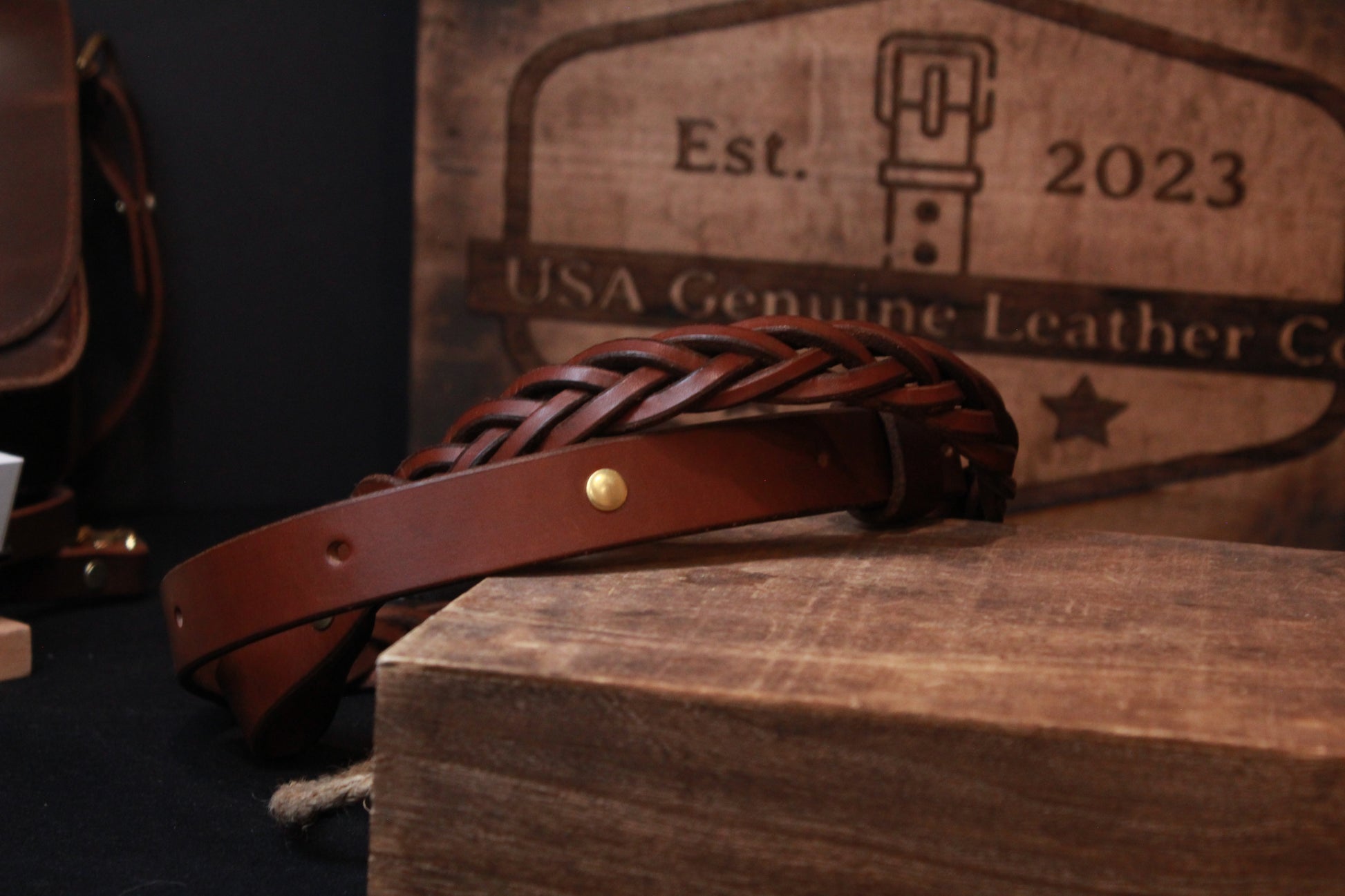 Braided Gun Sling - USA Genuine Leather Company