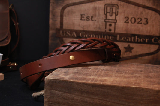Braided Gun Sling - USA Genuine Leather Company