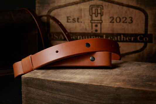Classic Gun Sling, rifle sling, brown, front right